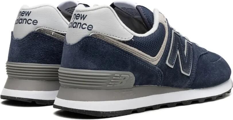 New Balance 574 suède sneakers met logo-patch Blauw - Foto 3