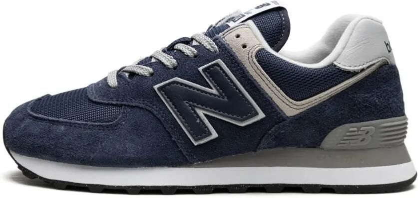 New Balance 574 suède sneakers met logo-patch Blauw - Foto 4