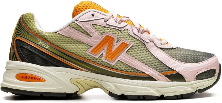 New Balance 740 "Concepts Saignée Icy Pink Forest Night Flame Orange Sylvan Green" sneakers Roze