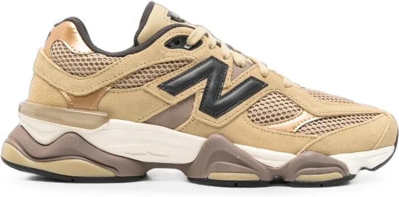 New Balance 9060 sneakers met mesh vlakken Beige