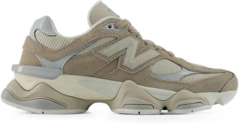 New Balance 9060 sneakers met suède vlak Beige