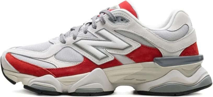 New Balance 9060 "White Red" sneakers Wit - Foto 3