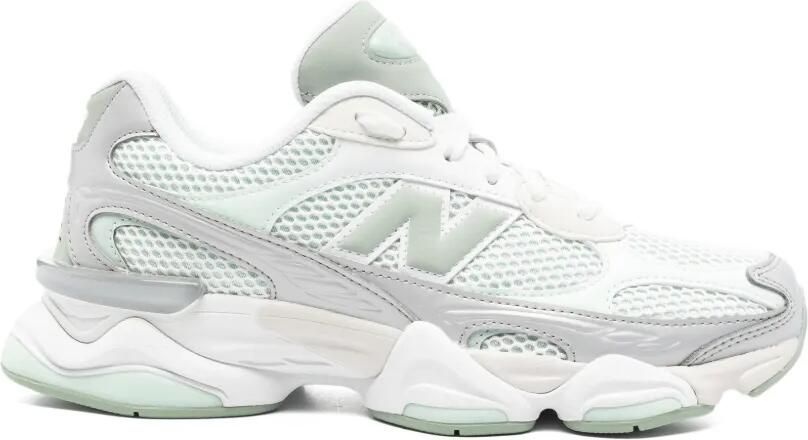 New Balance 9060R panelled mesh sneakers Wit