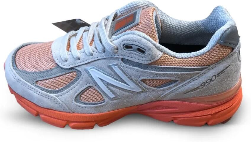 New Balance 990v4 Made in USA sneakers met vlakken Grijs