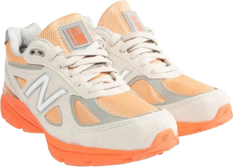 New Balance 990v4 sneakers met mesh vlak Beige - Foto 4