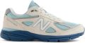 New Balance 990v4 sneakers met mesh vlak Beige - Beige