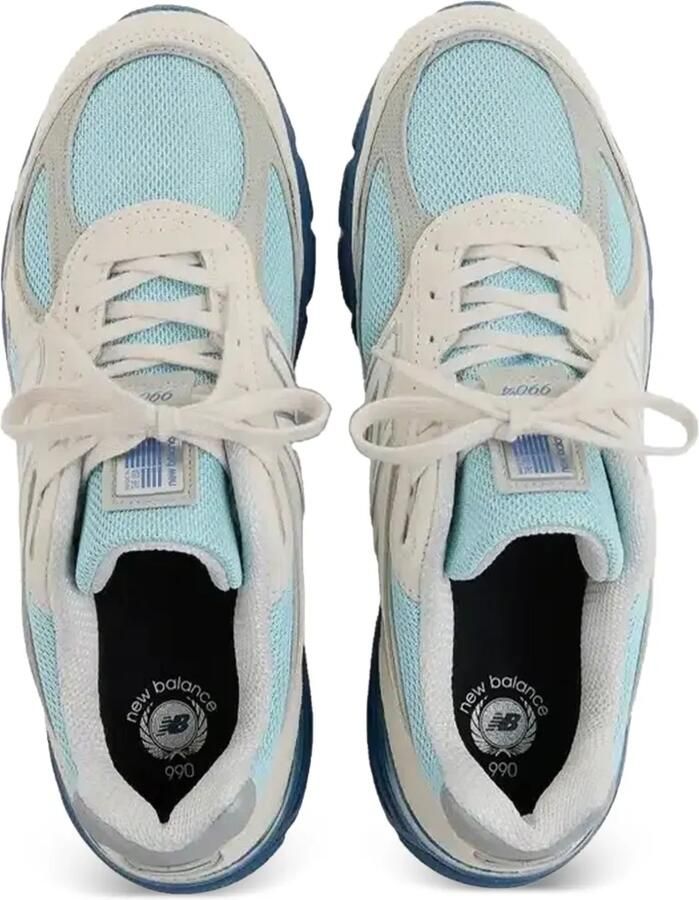New Balance 990v4 sneakers met mesh vlak Beige - Foto 2