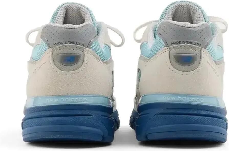 New Balance 990v4 sneakers met mesh vlak Beige - Foto 3