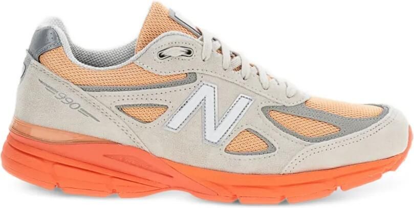 New Balance 990v4 sneakers met mesh vlakken Beige