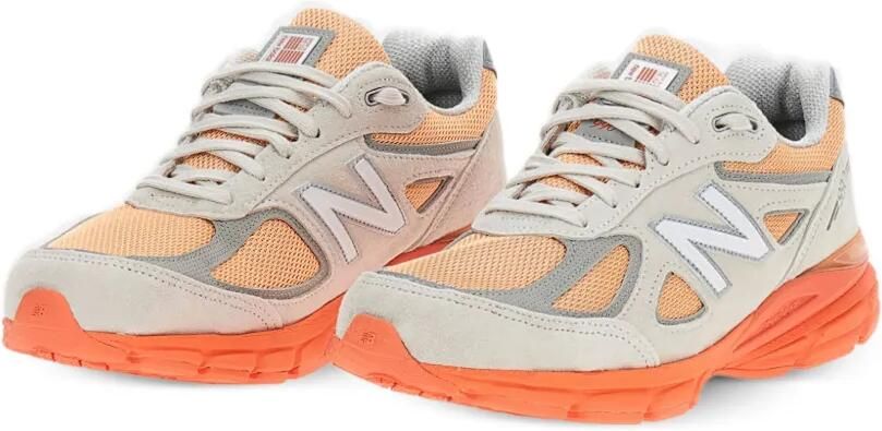 New Balance 990v4 sneakers met mesh vlakken Beige - Foto 3