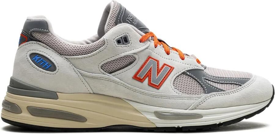 New Balance 991v2 "MiUK Kith Madison Square Garden" sneakers Wit