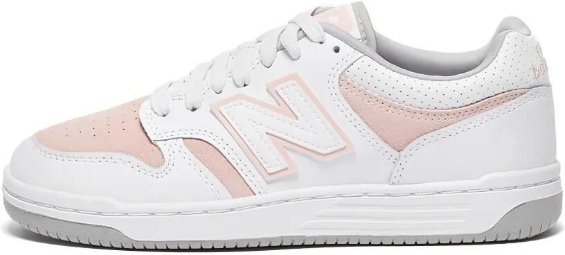 New Balance BB480 geperforeerde leren sneakers Wit - Foto 4
