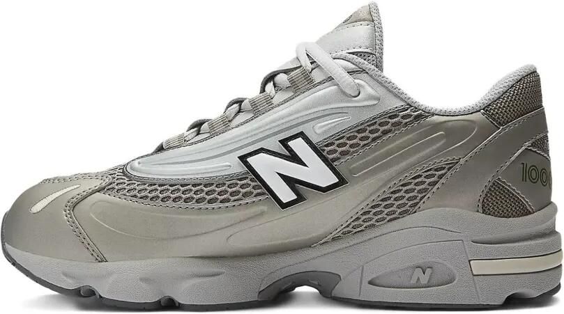 New Balance Kids 1000 Lace sneakers met metallic effect Grijs