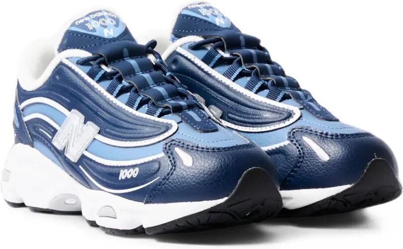 New Balance Kids 1000 leren sneakers Blauw