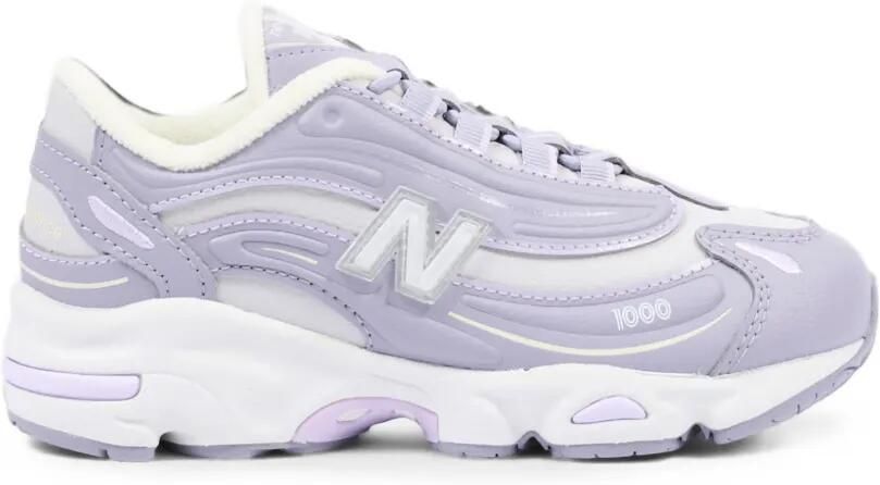 New Balance Kids 1000 leren sneakers Paars - Foto 4