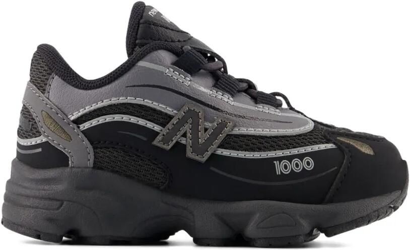 New Balance Kids 1000 sneakers met bungee veters Zwart - Foto 4