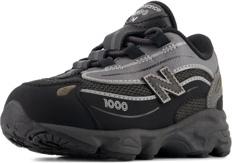 New Balance Kids 1000 sneakers met bungee veters Zwart - Foto 2