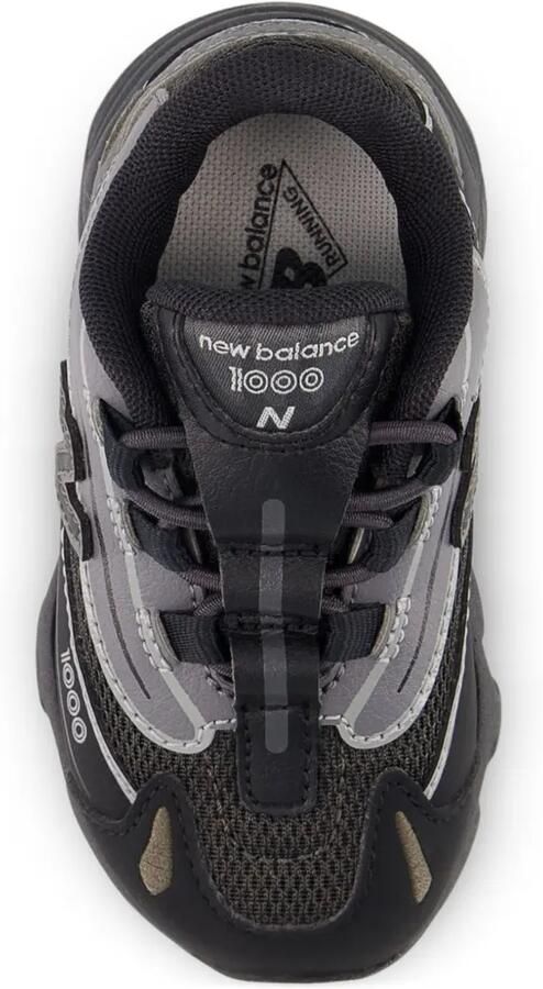 New Balance Kids 1000 sneakers met bungee veters Zwart - Foto 3