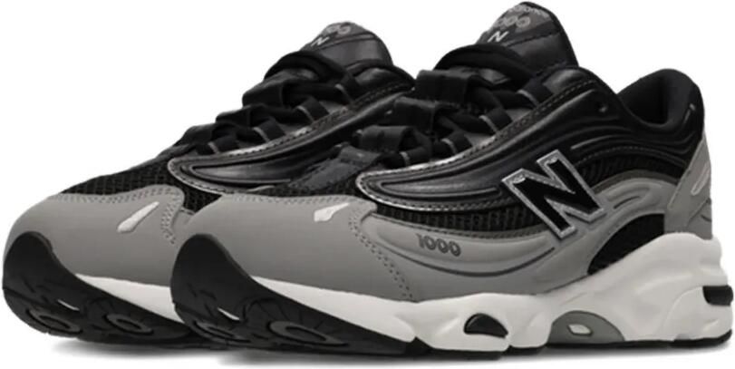 New Balance Kids 1000 sneakers met metallic-effect Zwart