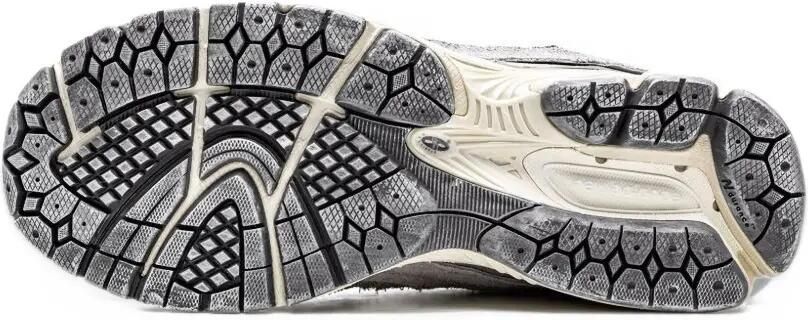 New Balance Kids 2002R panelled suede sneakers Grijs - Foto 4