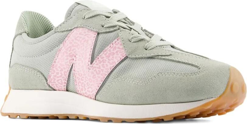 New Balance Kids 327 Lace sneakers met oversized logo Groen