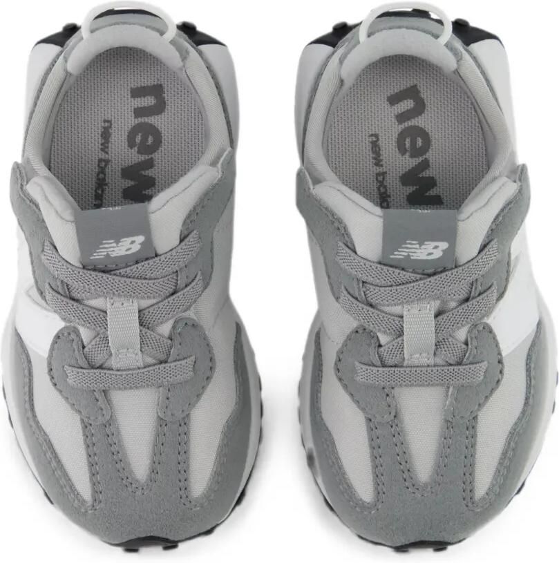 New Balance Kids 327 New-B sneakers met klittenband Grijs - Foto 2