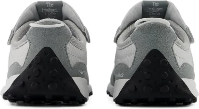 New Balance Kids 327 New-B sneakers met klittenband Grijs - Foto 4