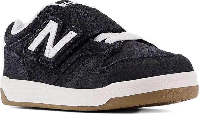 New Balance Kids 480 leren sneakers met klittenband Zwart