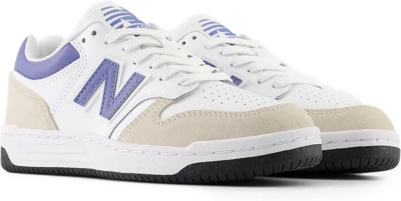 New Balance Kids 480 sneakers met ronde neus Wit