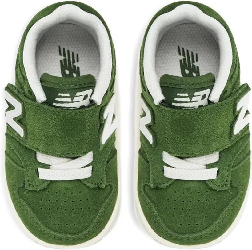 New Balance Kids 480 suède sneakers met klittenband Groen - Foto 2