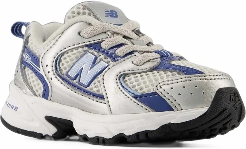 New Balance Kids 530 Bungee Lace panelled mesh sneakers Zilver