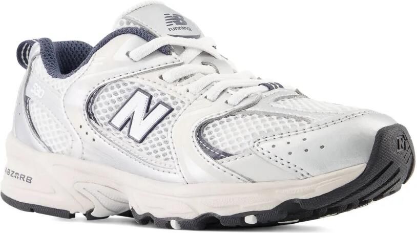 New Balance Kids 530 sneakers met bungee-veters Wit