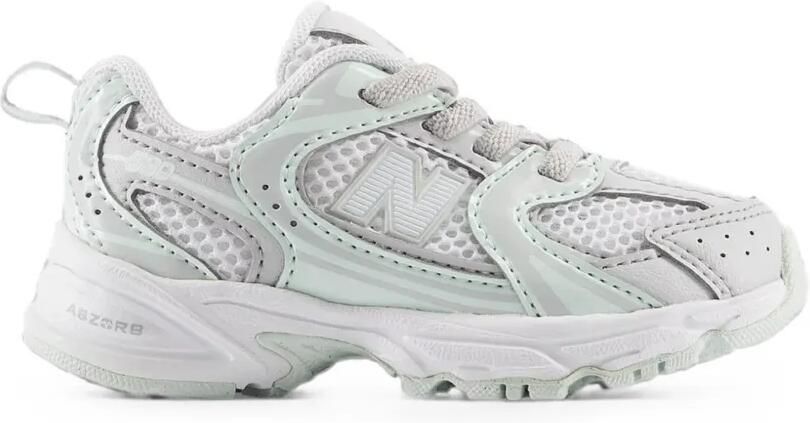 New Balance Kids 530 sneakers met bungee-veters Wit