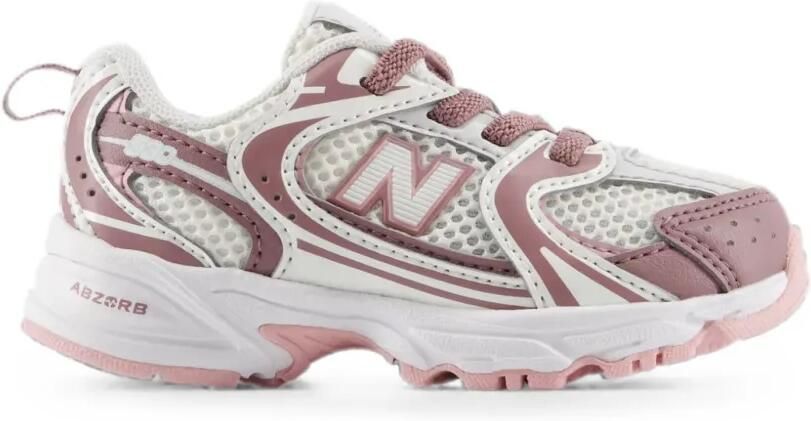 New Balance Kids 530 sneakers met bungee-veters Wit