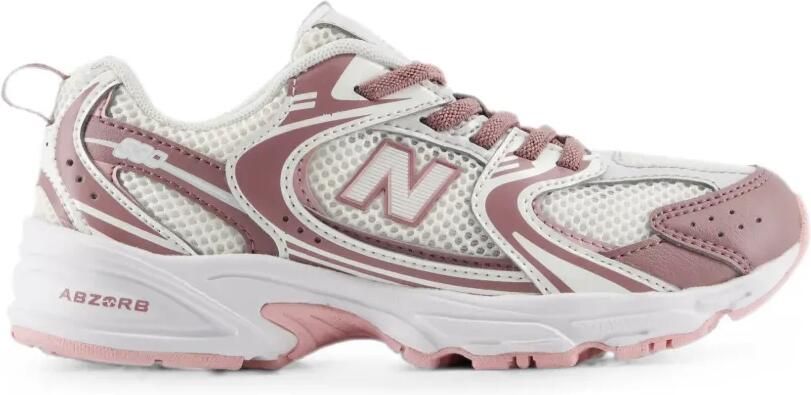 New Balance Kids 530 sneakers met bungee-veters Wit