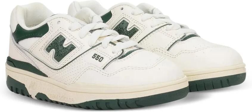 New Balance Kids 550 leren sneakers Wit