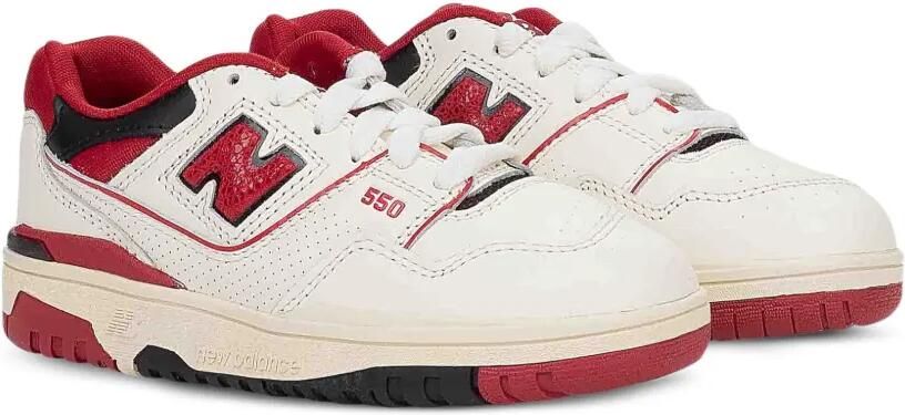 New Balance Kids 550 leren sneakers Wit