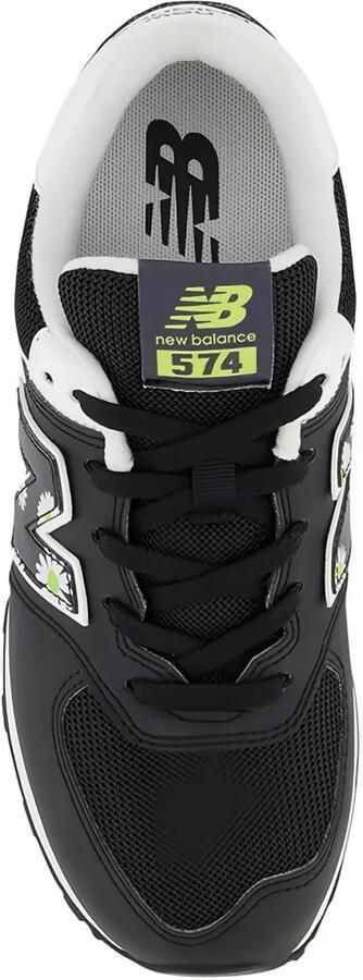 New Balance Kids 574 "Black Florals" sneakers Zwart