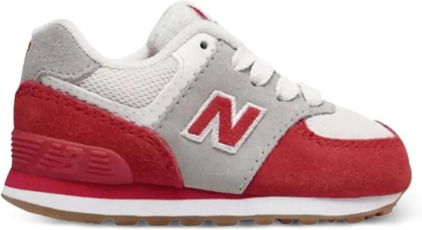 New Balance Kids 574 Classics "Grey Red" sneakers Rood