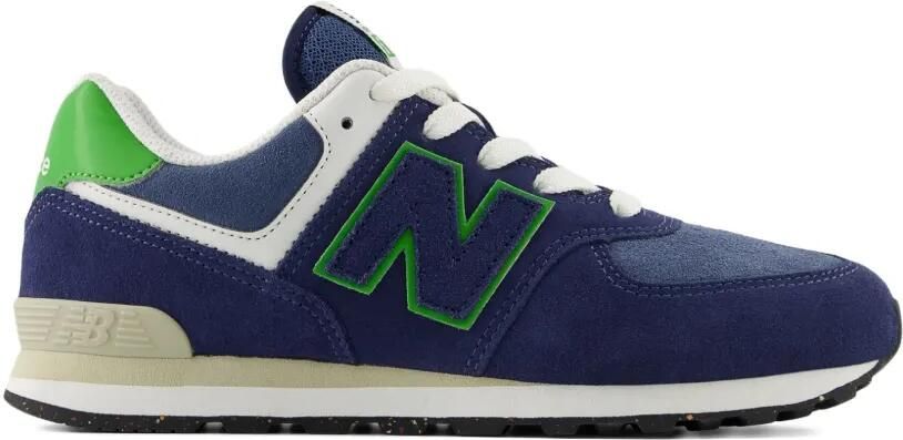 New Balance Kids 574 Lace sneakers met reliëf Blauw - Foto 2