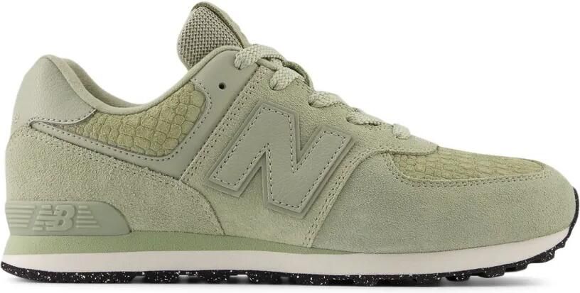New Balance Kids 574 Lace sneakers met textuur Groen