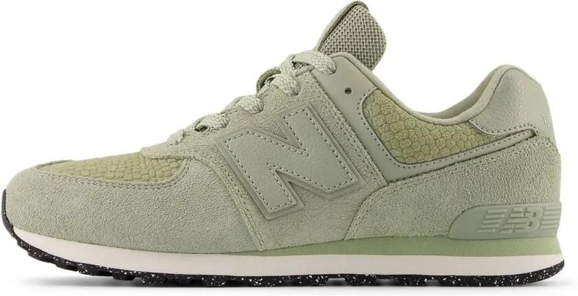 New Balance Kids 574 Lace sneakers met textuur Groen - Foto 3