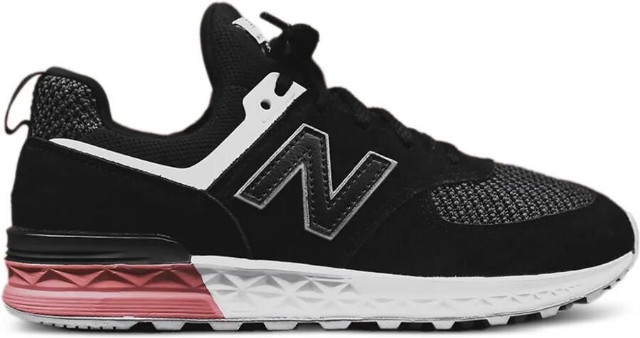 New Balance Kids 574 mesh sneakers Zwart