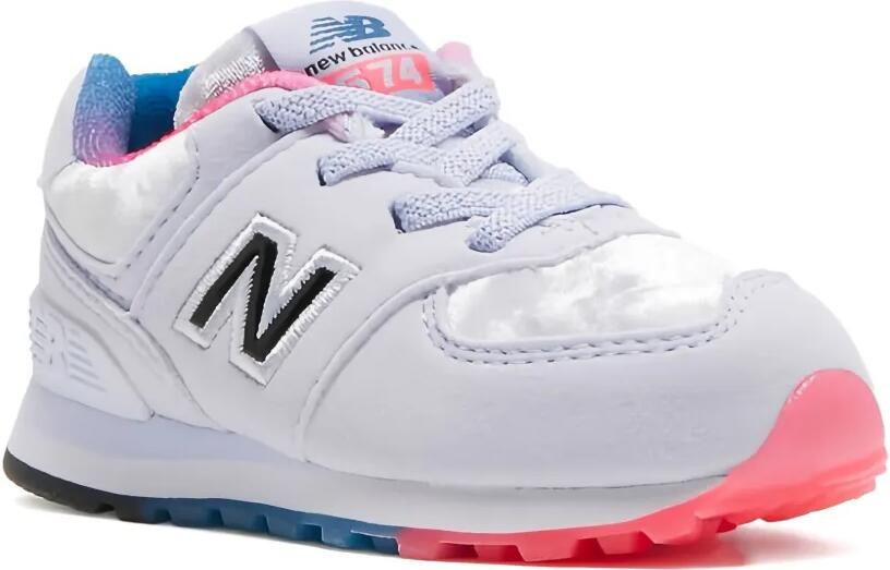New Balance Kids 574 "Silent Grey White" sneakers Grijs