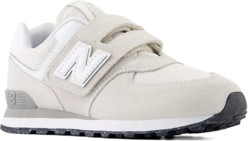 New Balance Kids 574 sneakers met haak en lussluiting Grijs