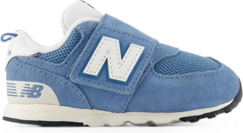 New Balance Kids 574 sneakers met klittenband Blauw - Foto 5