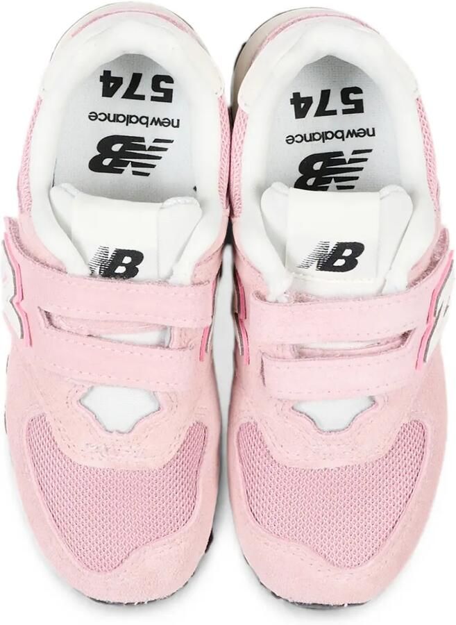New Balance Kids 574 sneakers met klittenband Roze