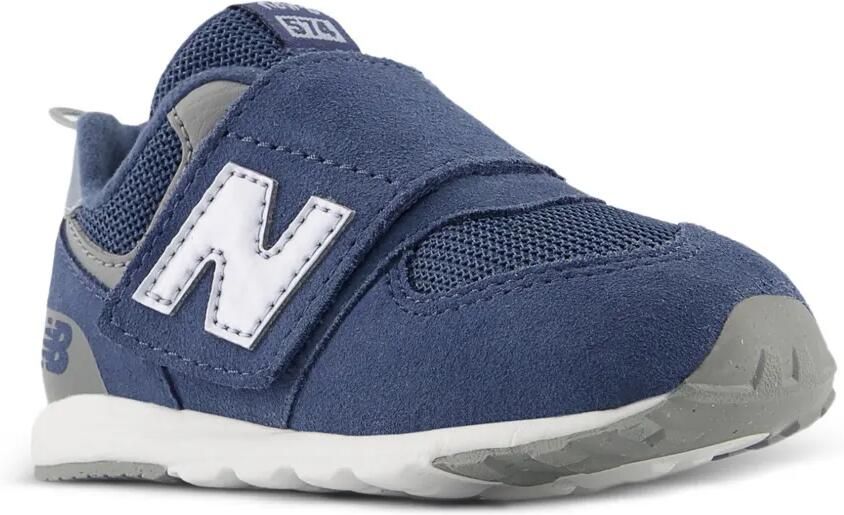 New Balance Kids 574 sneakers met ronde neus Blauw