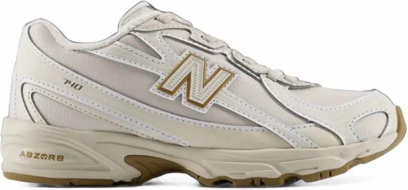 New Balance Kids 740 low-top sneakers met bungee-kant Wit - Foto 4