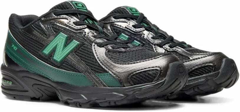 New Balance Kids 740 sneakers met bungee-veters Zwart